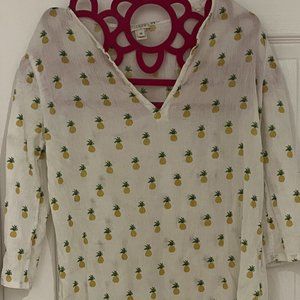 J. Crew Pineapple Tunic